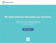 Tablet Screenshot of hewlettcreative.com